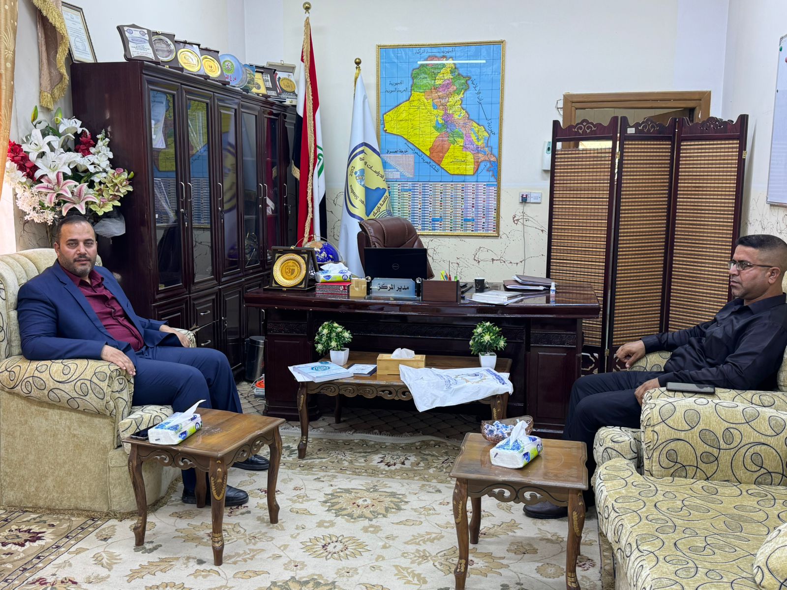 زيارة مجلة السبط العلمية لمركز الدراسات الإستراتيجية في جامعة كربلاء